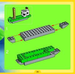 LEGO 4408 instructions page 35 – build guide