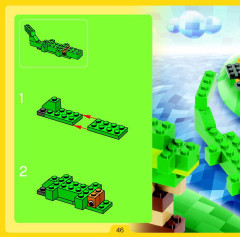 LEGO 4408 instructions page 46 – build guide