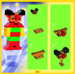 LEGO 4408 instructions page 54 – build guide