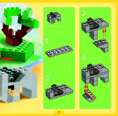 LEGO 4408 instructions page 7 – build guide