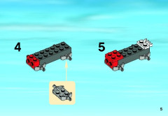 LEGO 4427 instructions page 5 – build guide