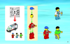 LEGO 4429 instructions page 3 – build guide