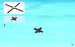 LEGO 4429 instructions page 43 – build guide