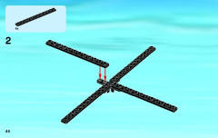 LEGO 4429 instructions page 44 – build guide