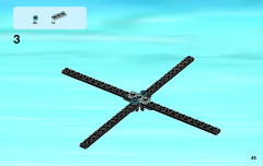 LEGO 4429 instructions page 45 – build guide