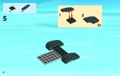 LEGO 4429 instructions page 6 – build guide