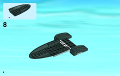 LEGO 4429 instructions page 8 – build guide