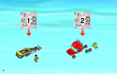 LEGO 4430 instructions page 2 – build guide