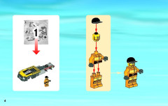 LEGO 4430 instructions page 4 – build guide