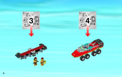 LEGO 4430 instructions page 2 – build guide