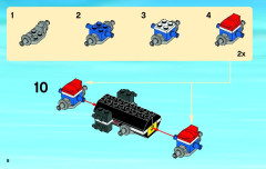 LEGO 4430 instructions page 8 – build guide