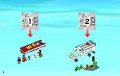 LEGO 4431 instructions page 2 – build guide