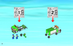 LEGO 4432 instructions page 2 – build guide