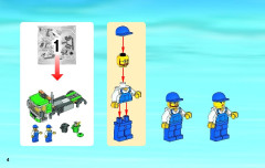 LEGO 4432 instructions page 4 – build guide