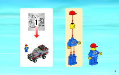 LEGO 4433 instructions page 3 – build guide