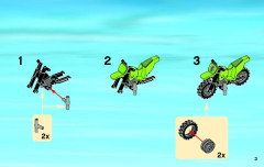 LEGO 4433 instructions page 3 – build guide