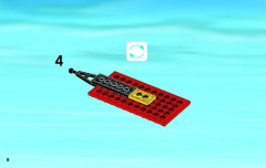 LEGO 4433 instructions page 8 – build guide