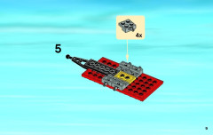LEGO 4433 instructions page 9 – build guide