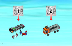 LEGO 4434 instructions page 2 – build guide