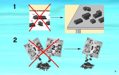 LEGO 4434 instructions page 3 – build guide