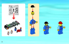 LEGO 4434 instructions page 4 – build guide