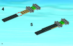 LEGO 4434 instructions page 8 – build guide