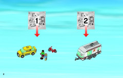 LEGO 4435 instructions page 2 – build guide