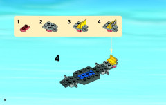 LEGO 4435 instructions page 8 – build guide