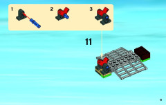LEGO 4436 instructions page 9 – build guide