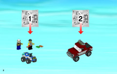 LEGO 4437 instructions page 2 – build guide