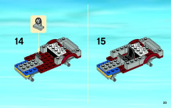 LEGO 4437 instructions page 23 – build guide