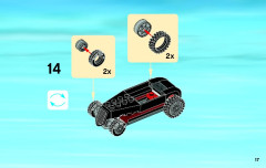 LEGO 4438 instructions page 17 – build guide