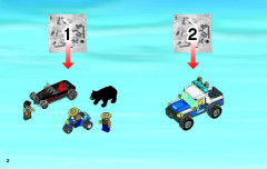 LEGO 4438 instructions page 2 – build guide