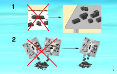 LEGO 4438 instructions page 3 – build guide