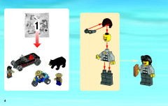 LEGO 4438 instructions page 4 – build guide