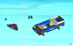 LEGO 4438 instructions page 43 – build guide