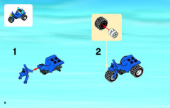 LEGO 4438 instructions page 6 – build guide