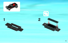 LEGO 4438 instructions page 9 – build guide