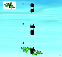 LEGO 4438 instructions page 41 – build guide