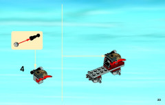 LEGO 4440 instructions page 23 – build guide
