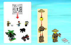 LEGO 4440 instructions page 3 – build guide