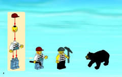 LEGO 4440 instructions page 4 – build guide