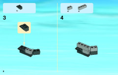 LEGO 4440 instructions page 8 – build guide