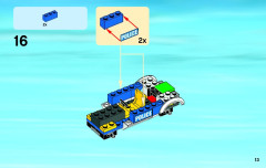 LEGO 4440 instructions page 13 – build guide