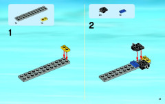 LEGO 4440 instructions page 3 – build guide