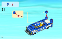 LEGO 4440 instructions page 32 – build guide