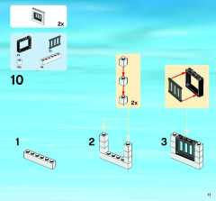 LEGO 4440 instructions page 11 – build guide
