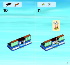 LEGO 4440 instructions page 43 – build guide