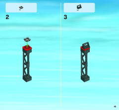 LEGO 4440 instructions page 45 – build guide