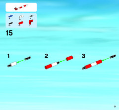 LEGO 4440 instructions page 51 – build guide